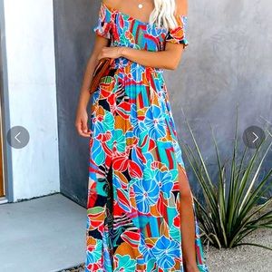 New with tags dress, multicolor, size medium